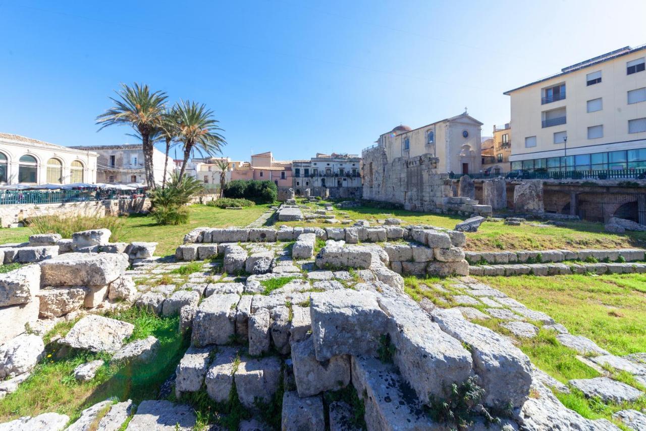 Ferienwohnung La Terrazza Sul Tempio Di Apollo Syrakus Exterior foto